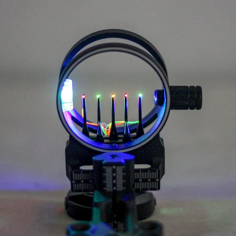 SOPOGER Archery Bow Sight Light - Compound 3/8-32 Led Battery Fiber Optic Bow Sight Light Thread Universal Fit - Image 5